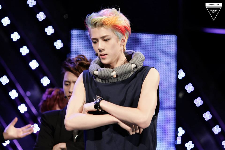 สีผมมักเน่ sehun