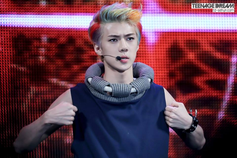 สีผมมักเน่ sehun