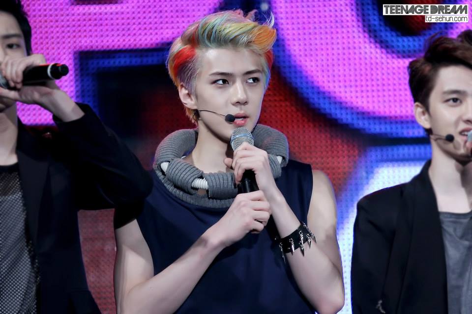 สีผมมักเน่ sehun