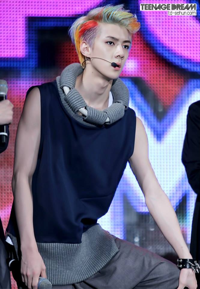 สีผมมักเน่ sehun