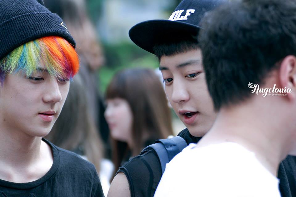 สีผมมักเน่ sehun