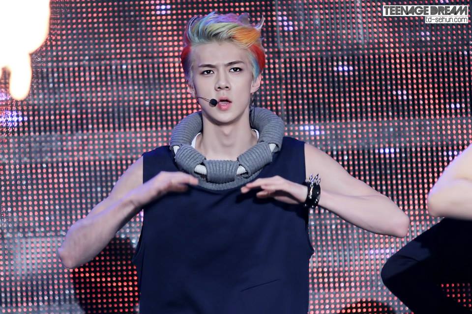 สีผมมักเน่ sehun