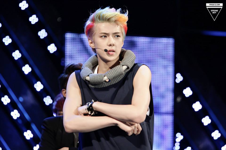 สีผมมักเน่ sehun