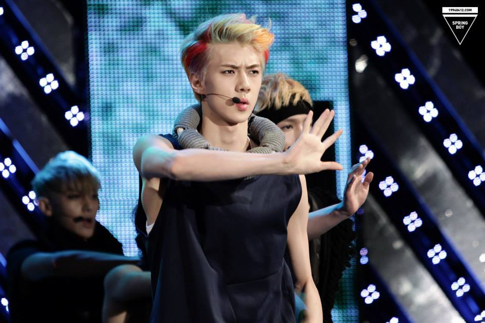 สีผมมักเน่ sehun