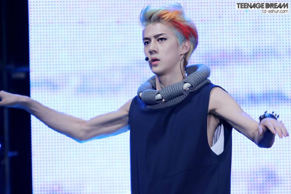 สีผมมักเน่ sehun