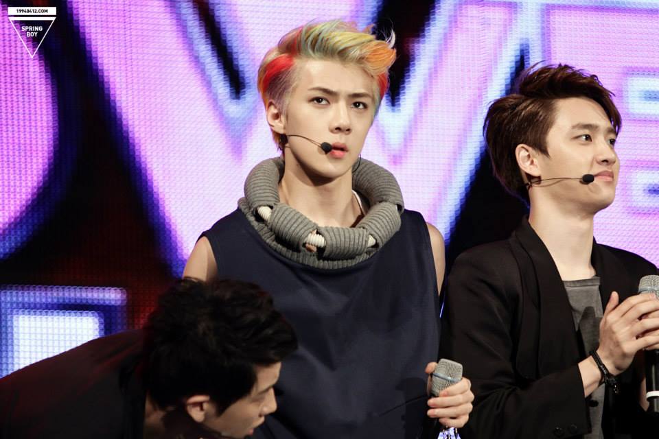 สีผมมักเน่ sehun