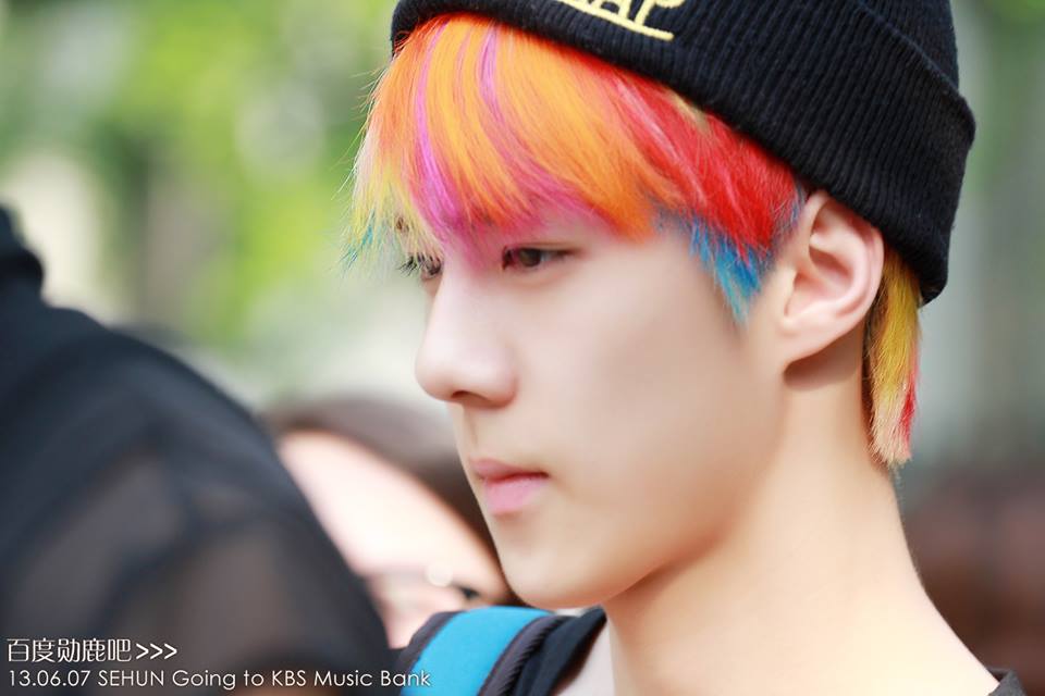 สีผมมักเน่ sehun