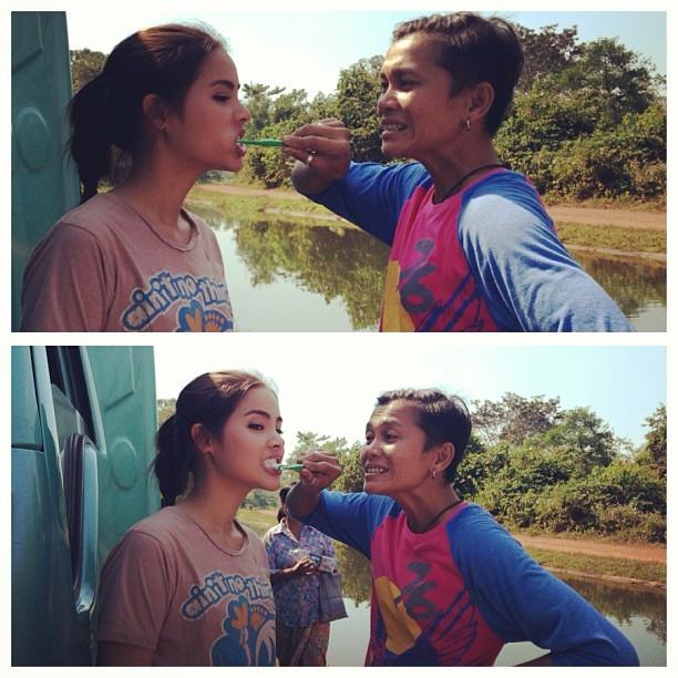 ญาญ่า อุรัสยา กับลุคสุดห้าว ในละคร ดาวเรือง