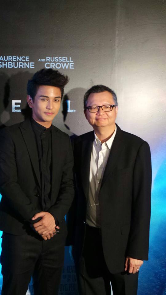กัน The Star ในงานเปิดตัวหนัง Superman