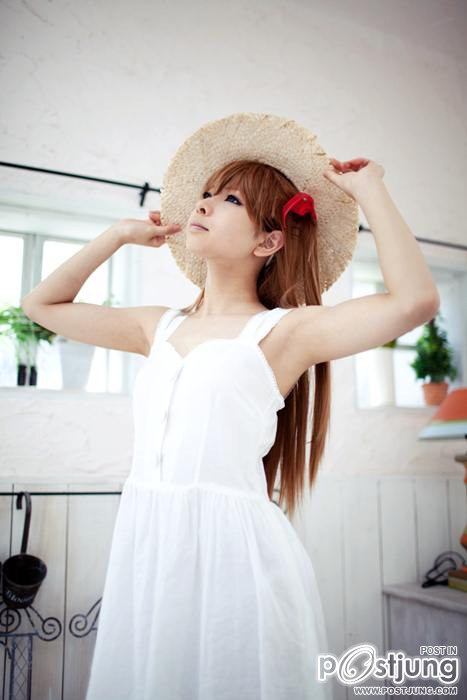 น้องดา น่ารัก เดรสขาว