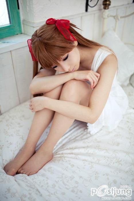น้องดา น่ารัก เดรสขาว
