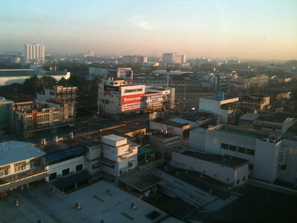 บรรยากาศตัวเมืองมุมสูง