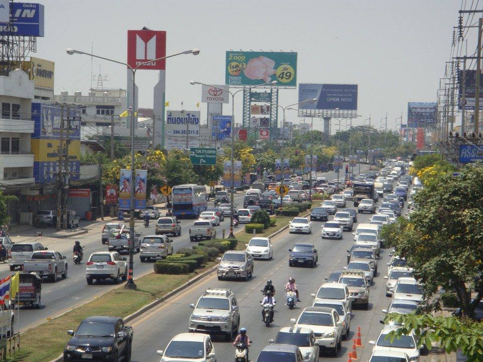 สภาพการจราจรในตัวเมือง