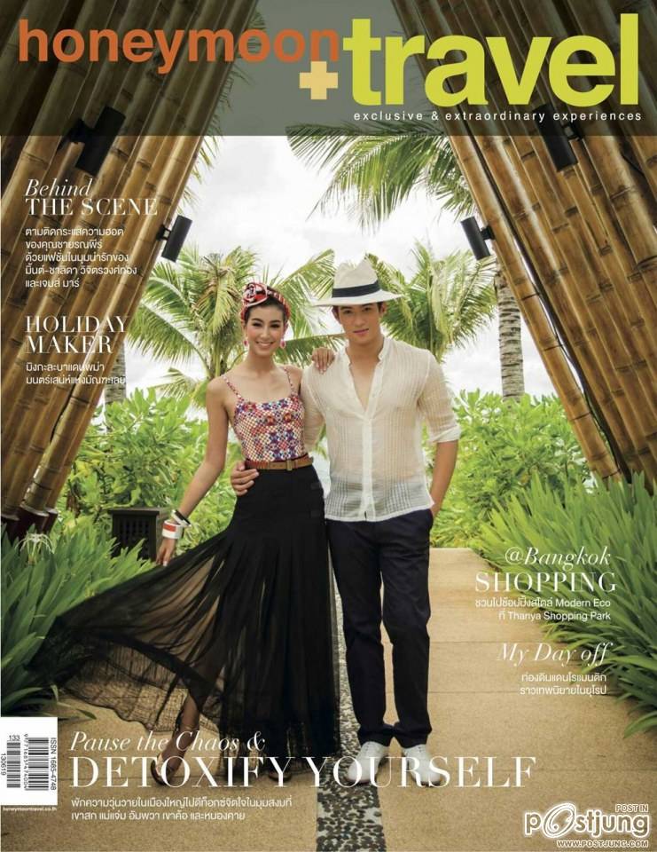 เจมส์ มาร์ & มิ้นต์ ชาลิดา @ HONEYMOON+TRAVEL no.133 June 2013