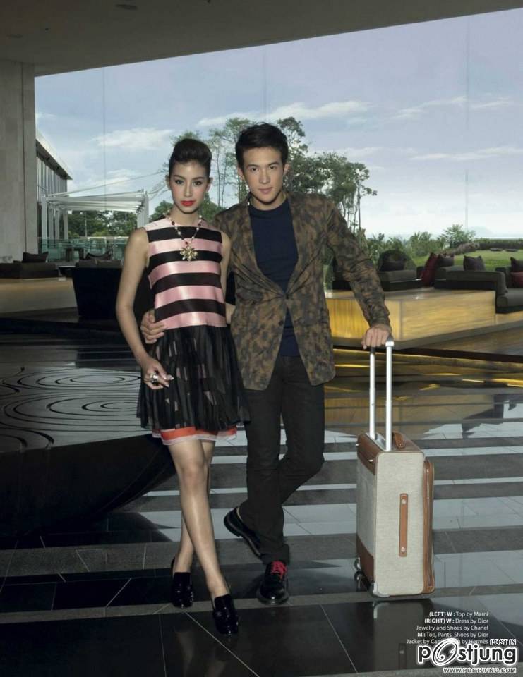 เจมส์ มาร์ & มิ้นต์ ชาลิดา @ HONEYMOON+TRAVEL no.133 June 2013