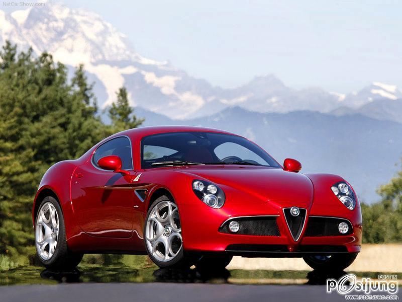 สง่างามแท้ Alfa Romeo 8c Competizione