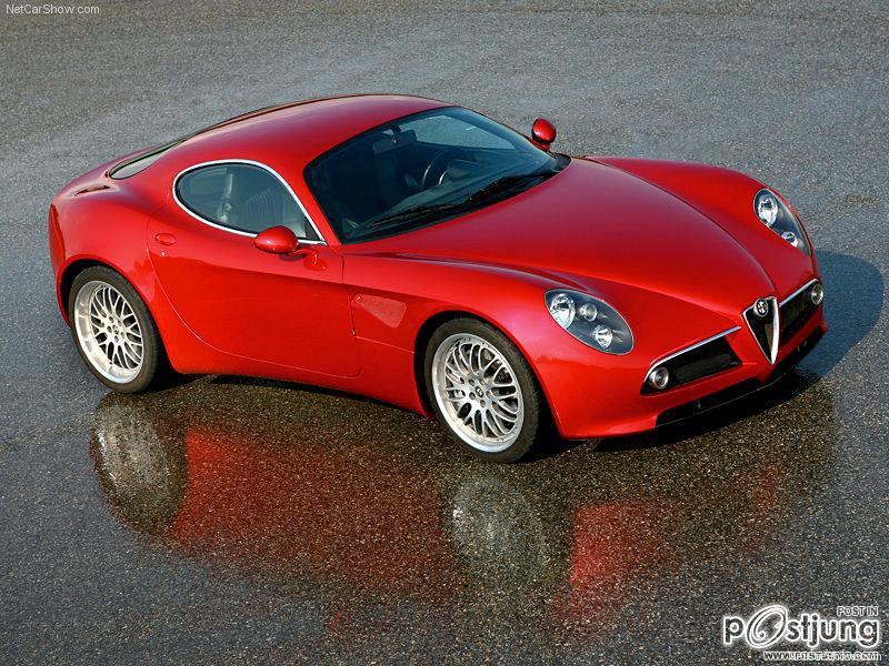 สง่างามแท้ Alfa Romeo 8c Competizione