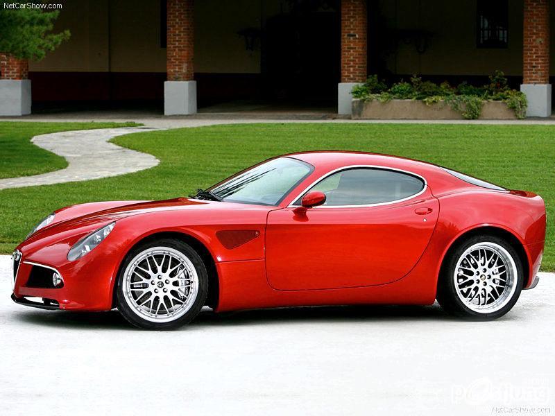 สง่างามแท้ Alfa Romeo 8c Competizione