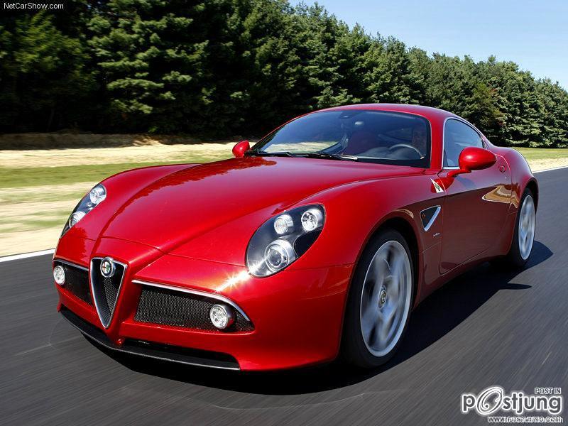 สง่างามแท้ Alfa Romeo 8c Competizione