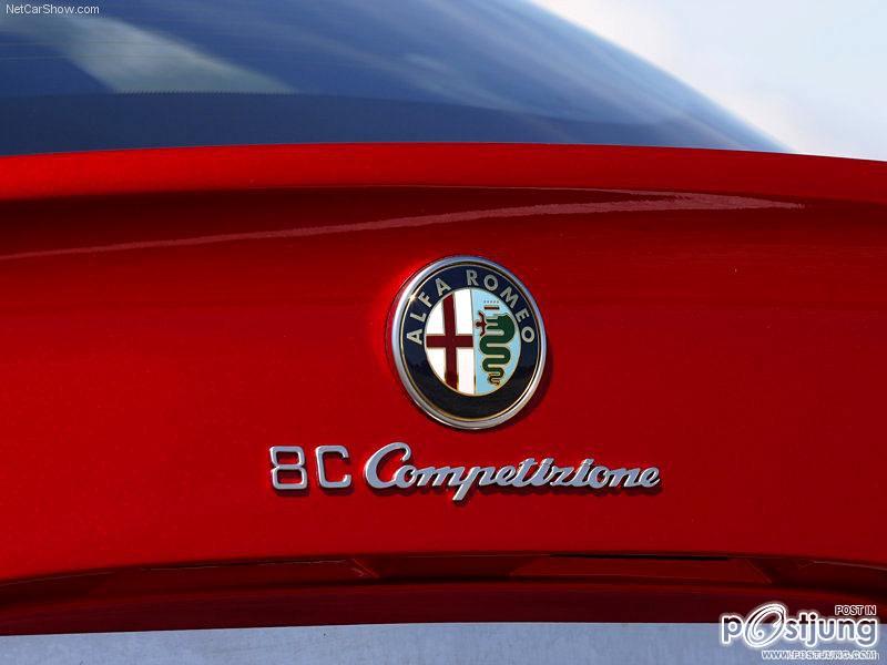 สง่างามแท้ Alfa Romeo 8c Competizione