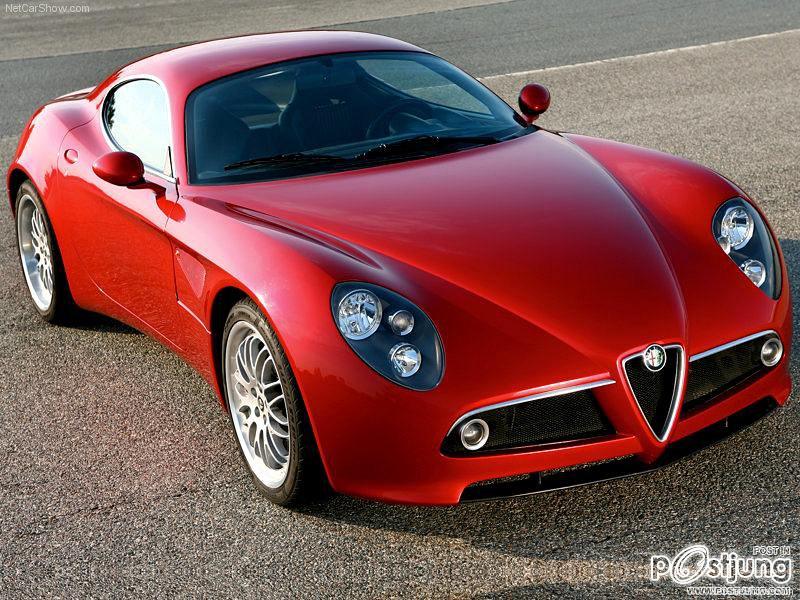 สง่างามแท้ Alfa Romeo 8c Competizione