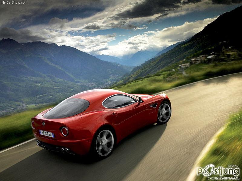 สง่างามแท้ Alfa Romeo 8c Competizione