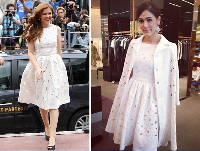 ชมพู่ อารยา in dolce&gabbana fall 2013