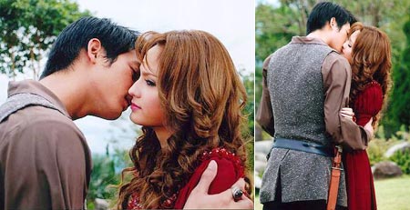 เวียร์ - ขวัญ (เจ้าชายรังสิมันส์ กับ เจ้าหญิง ทรรศิกา) ใน "ดั่งดวงหฤทัย"