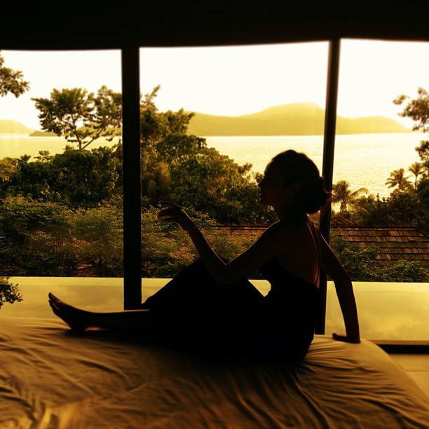 วันพักผ่อนของ ขวัญ อุษามณี @ sripanwa phuket