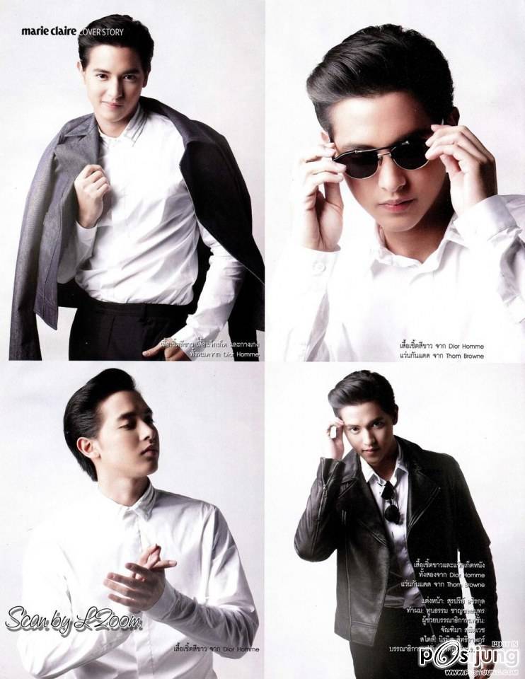 เจมส์ จิรายุ & น้ำตาล พิจักขณา @ MARIE CLAIRE vol.8 no.111 July 2013