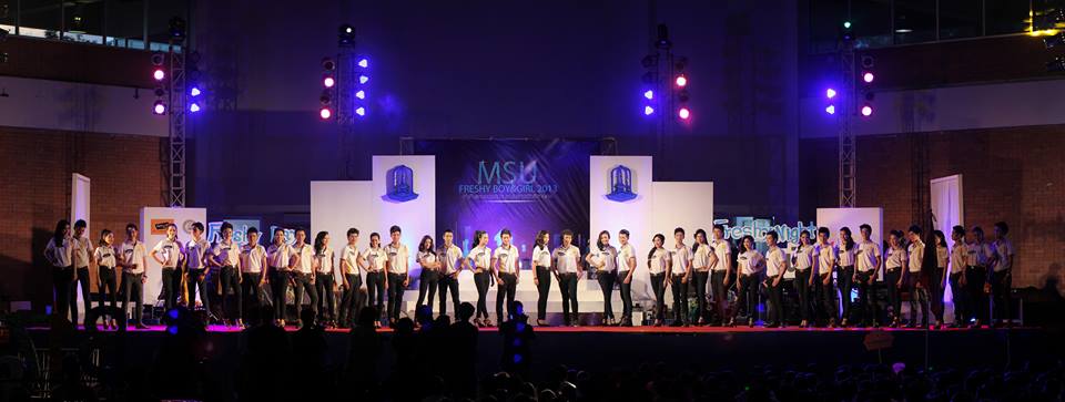 การประกวด MSU Freshy Boys & Girls 2013 แห่งมหาวิทยาลัยมหาสารคาม ประจำปี 2556