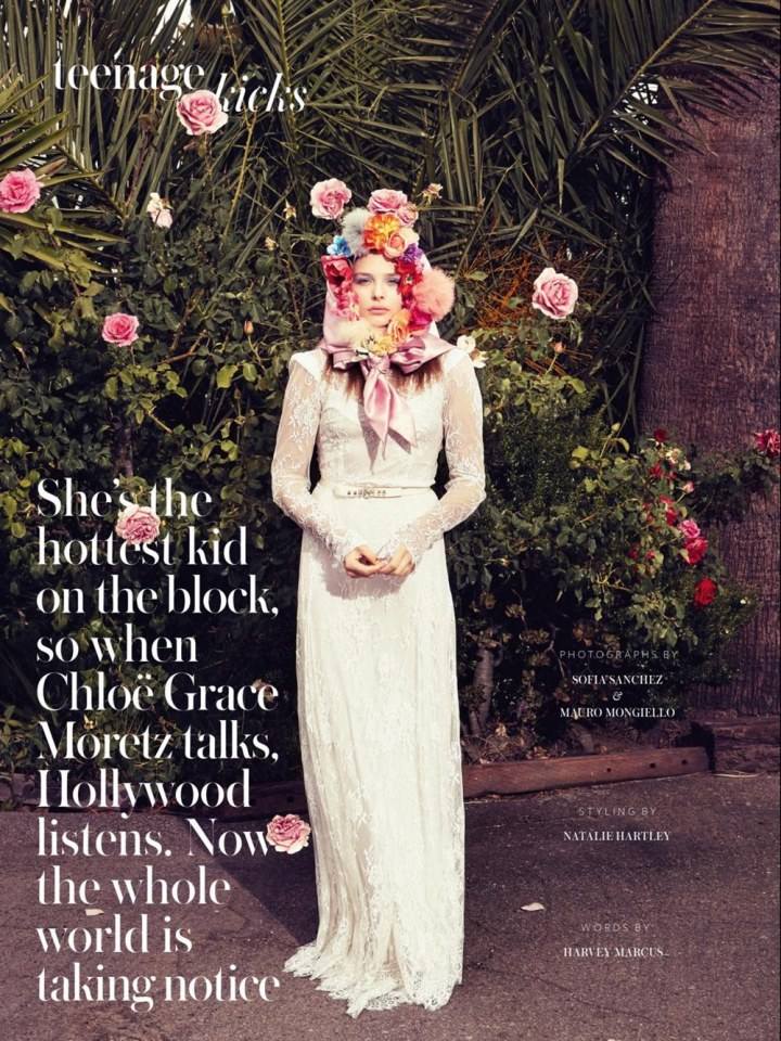 Chlo&euml; Grace Moretz @ InStyle UK August 2013