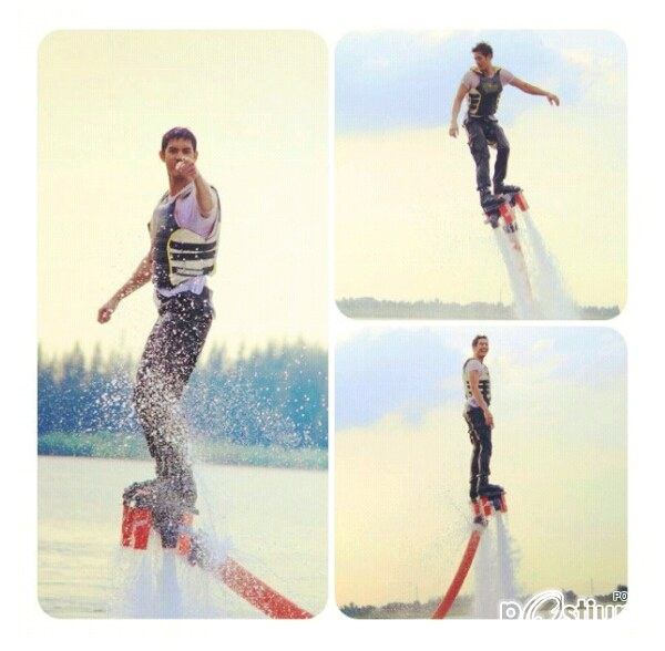 พระเอกสุดฮ็อต กำลังฟินสุดขีด กลางทะเล เวียร์ ศุกลวัฒน์ หล่อแซ่บ