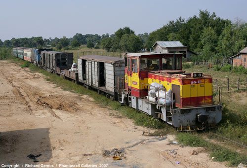 รถไฟในกัมพูชา