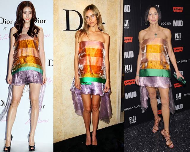 Christian Dior Spring 2013 RTW Multi-Color Dress