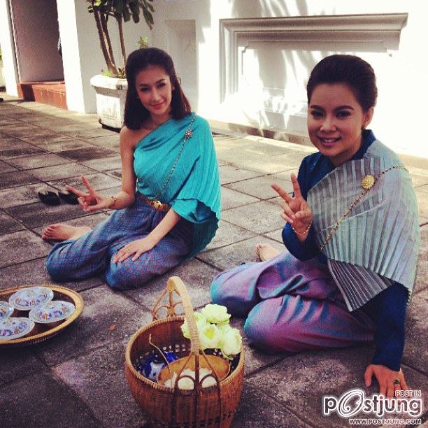 ภาพเบื้องหน้าสวยๆ จากกองละคร ลูกทาศ ทางช่องสาม