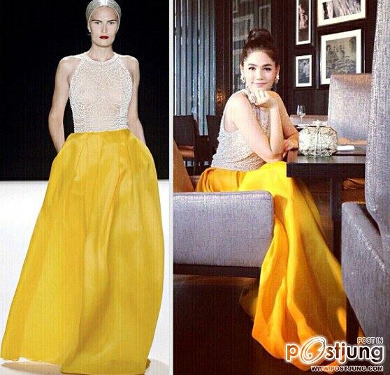 นางเอกซุปเปอร์สตาร์สุดฮ็อต ชมพู่ อารยา เอ.ฮาร์เก็ต สวยสงางาม เฉิดฉายมาในชุดสุดหรู หลักแสน