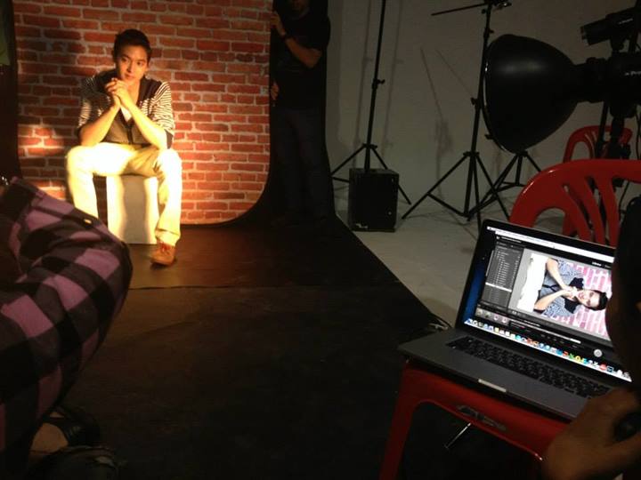 เจมส์ จิรายุ ภาพเบื้องหลังถ่ายแบบนิตยสารชีวจิต ฉบับ 355 (16 กรกฎาคม 2556)