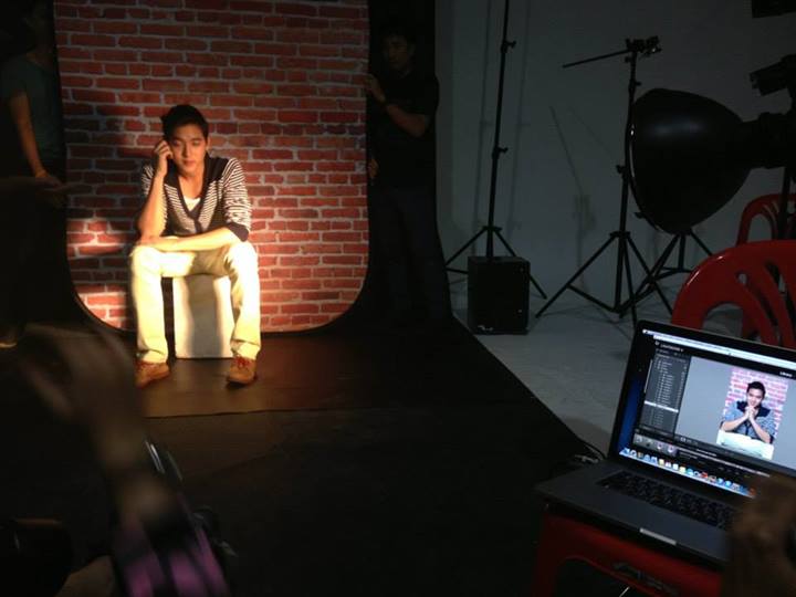 เจมส์ จิรายุ ภาพเบื้องหลังถ่ายแบบนิตยสารชีวจิต ฉบับ 355 (16 กรกฎาคม 2556)