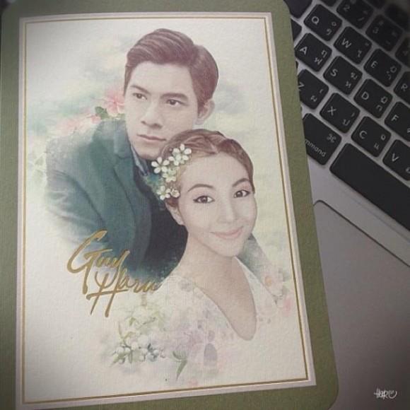 กาย และ ฮารุแจกการ์ดเชิญงานแต่ง