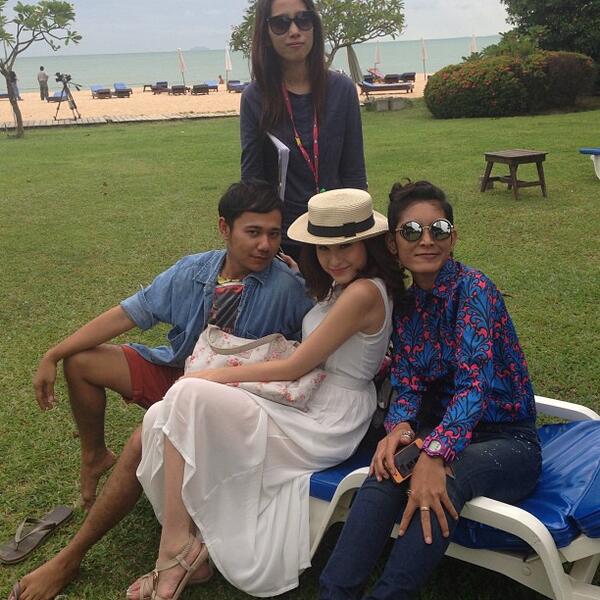 อัพเดตภาพ "อ๋อม-ขวัญ" ณ กองละครเจ้าสาวสลาตัน เห็นแล้วฟินเวอร์