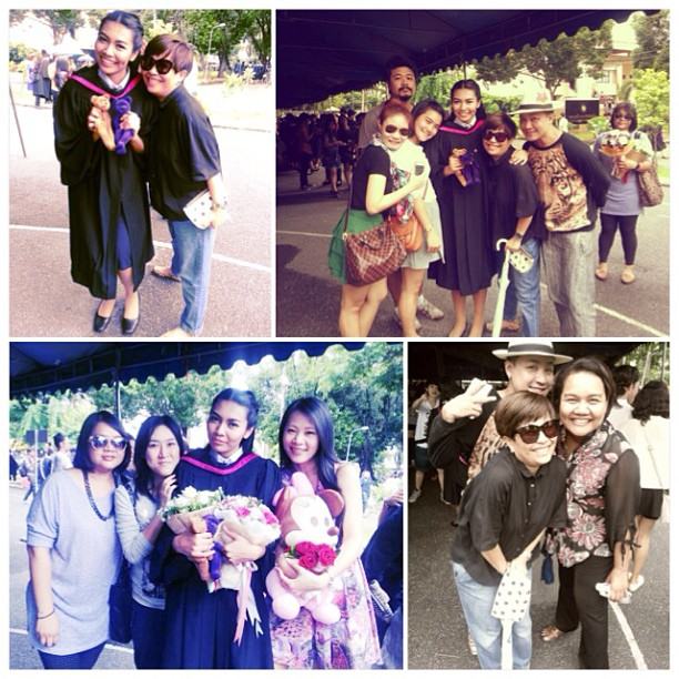 กิ่ง แก้ม เดอะสตาร์ รับปริญญาแล้ว เพื่อนพ้องร่วมยินดีเพียบ