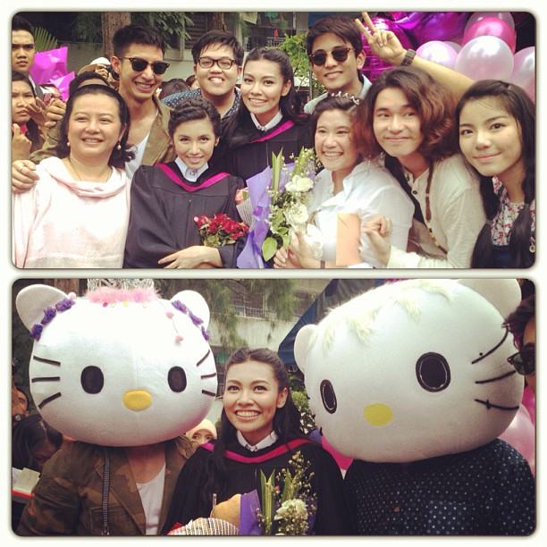 กิ่ง แก้ม เดอะสตาร์ รับปริญญาแล้ว เพื่อนพ้องร่วมยินดีเพียบ