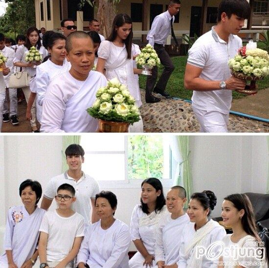 พระเอกนางเอก คู่ขวัญ ณเดช ญาญ่า ทำบุญร่วมชาติ ตักบาตร ร่วมขัน