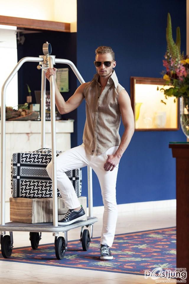 Riley Anastatia, Quincy Currie and Tim Foitzik for Allan Vos SS14 Lookbook