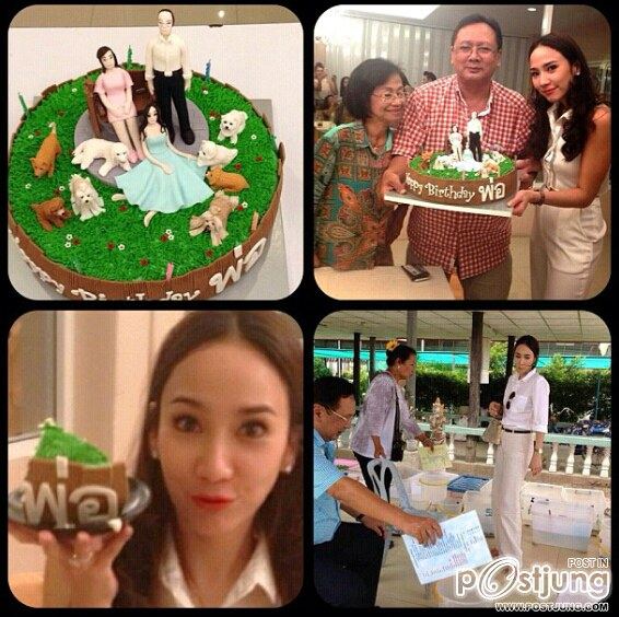 รวมภาพต่างๆ ของนางเอก ซุปเปอร์สตาร์ เบอร์หนึ่งของเมืองไทย อั้ม พัชราภา ในวันเกิดคุณพ่อของอั้ม