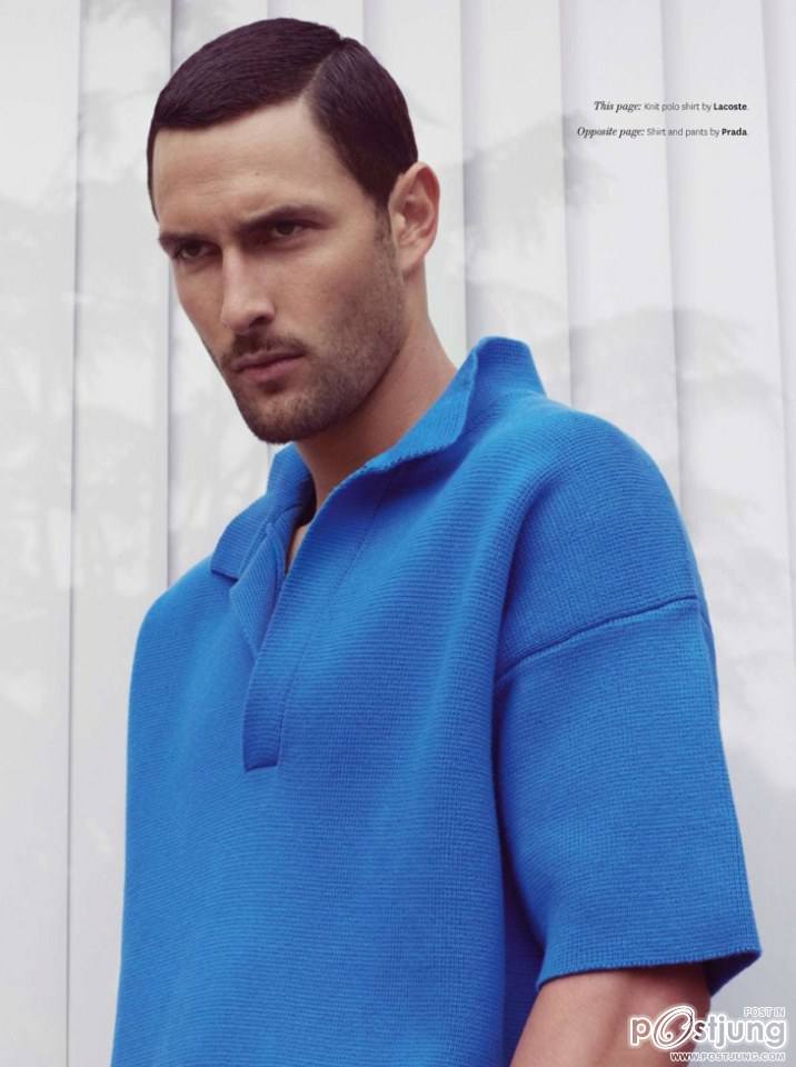 Noah Mills by Bruno Staub for Out Magazine