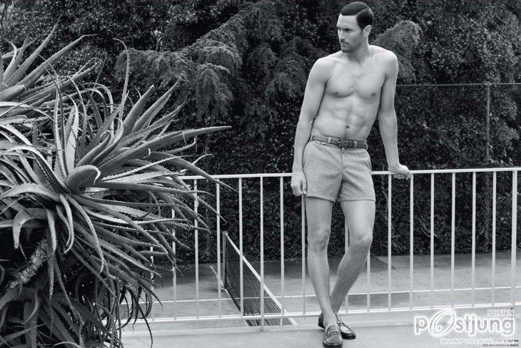 Noah Mills by Bruno Staub for Out Magazine
