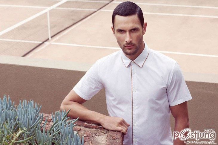 Noah Mills by Bruno Staub for Out Magazine