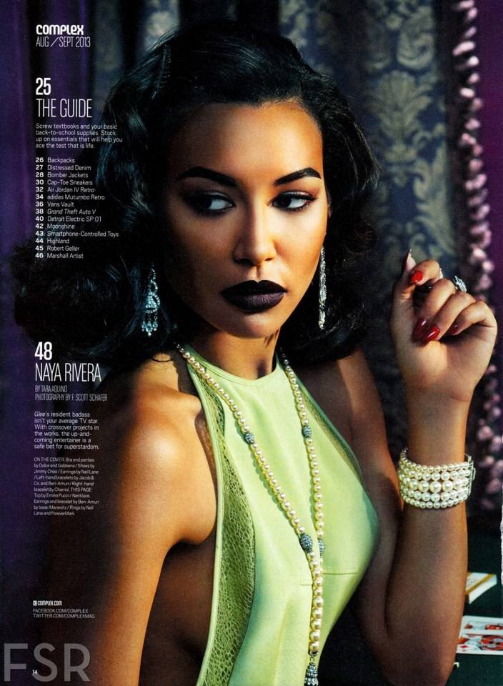 Naya Rivera @ Complex Magazine August 2013